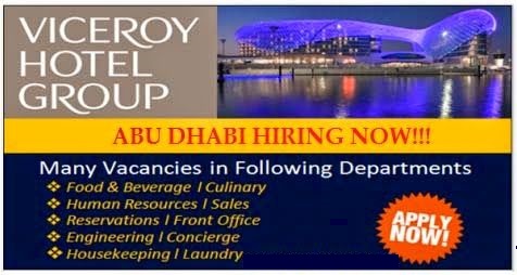 Latest  Job Vacancies in Viceroy Hotel Group 2018 | Any Graduate/ Any Degree / Diploma / ITI |Btech | MBA | +2 | Post Graduates | Abu Dhabi ,UAE