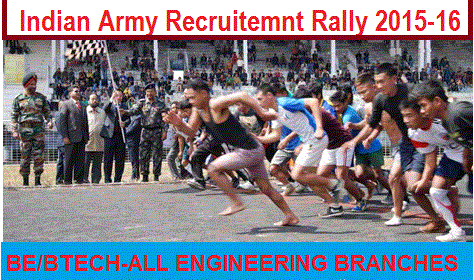 Indian Army Recruitment Notification 2015|Officers – BE/ B.Tech – All Core Engineering Branches |  December 2015 – January 2016@Across India