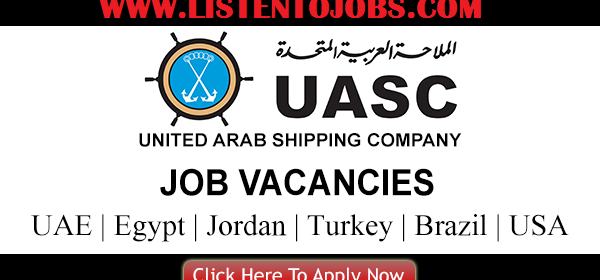 Huge Job Vacancies in United Arab Shipping Company @UAE,US,Brazil,Egypt,Jordan